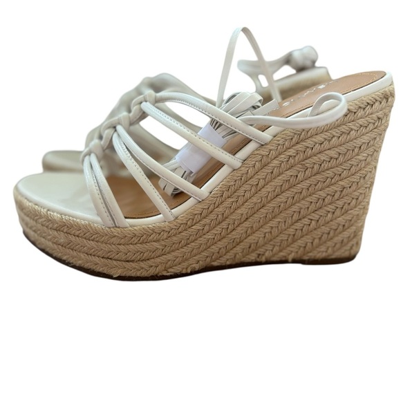 Nordstrom Lisa Vicky White Gladiator Sandals with Strappy Design - Picture 2 of 11